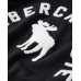 Abercrombie Black Boys White Embroidered Deer Tee 